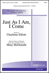 Just As I Am, I Come SATB choral sheet music cover